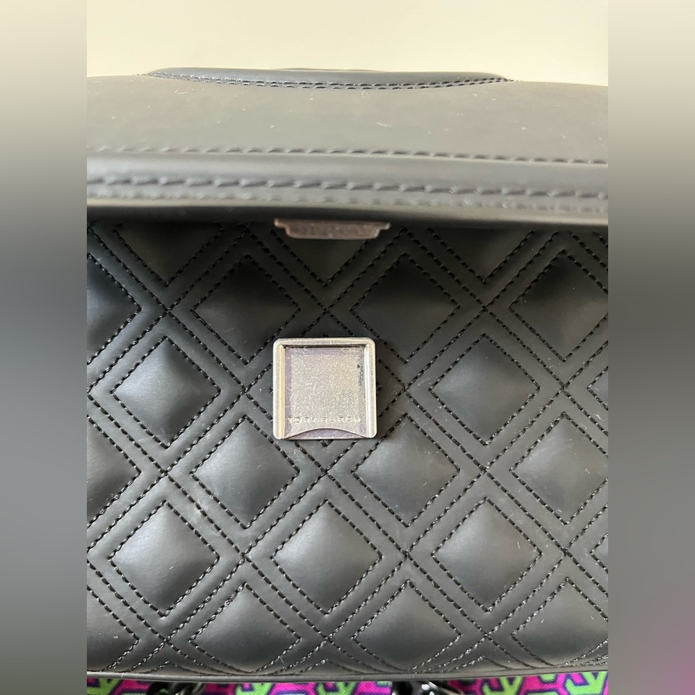 Tory Burch Fleming Matte Black Small Crossbody - Picture 5 of 7